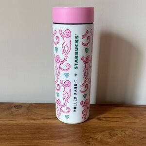 NEW Starbucks x Roller Rabbit 
Lovely Monkey
Stainless Steel Tumbler
16 oz